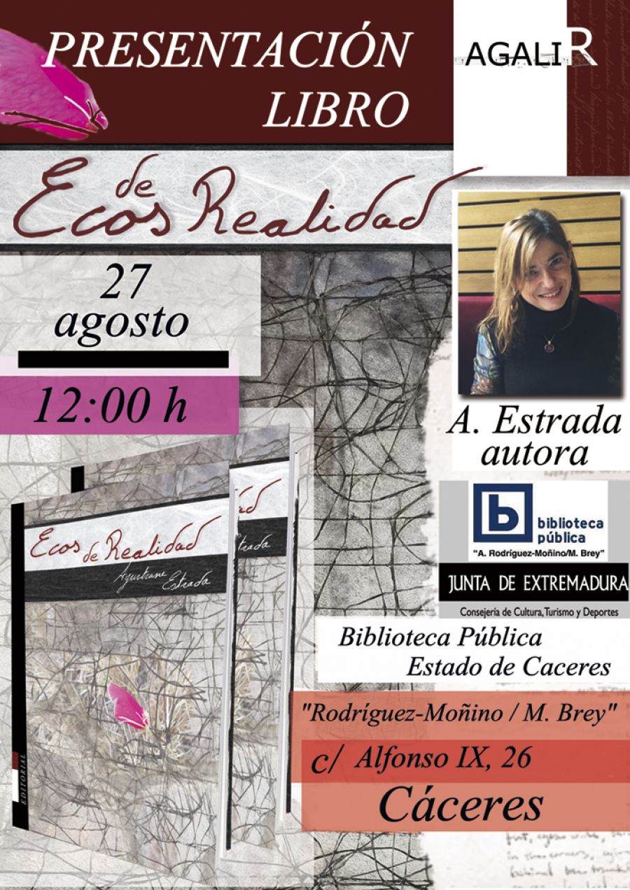 Presentación dle libro 'Ecos de Realidad' de Agurtzane Estrada