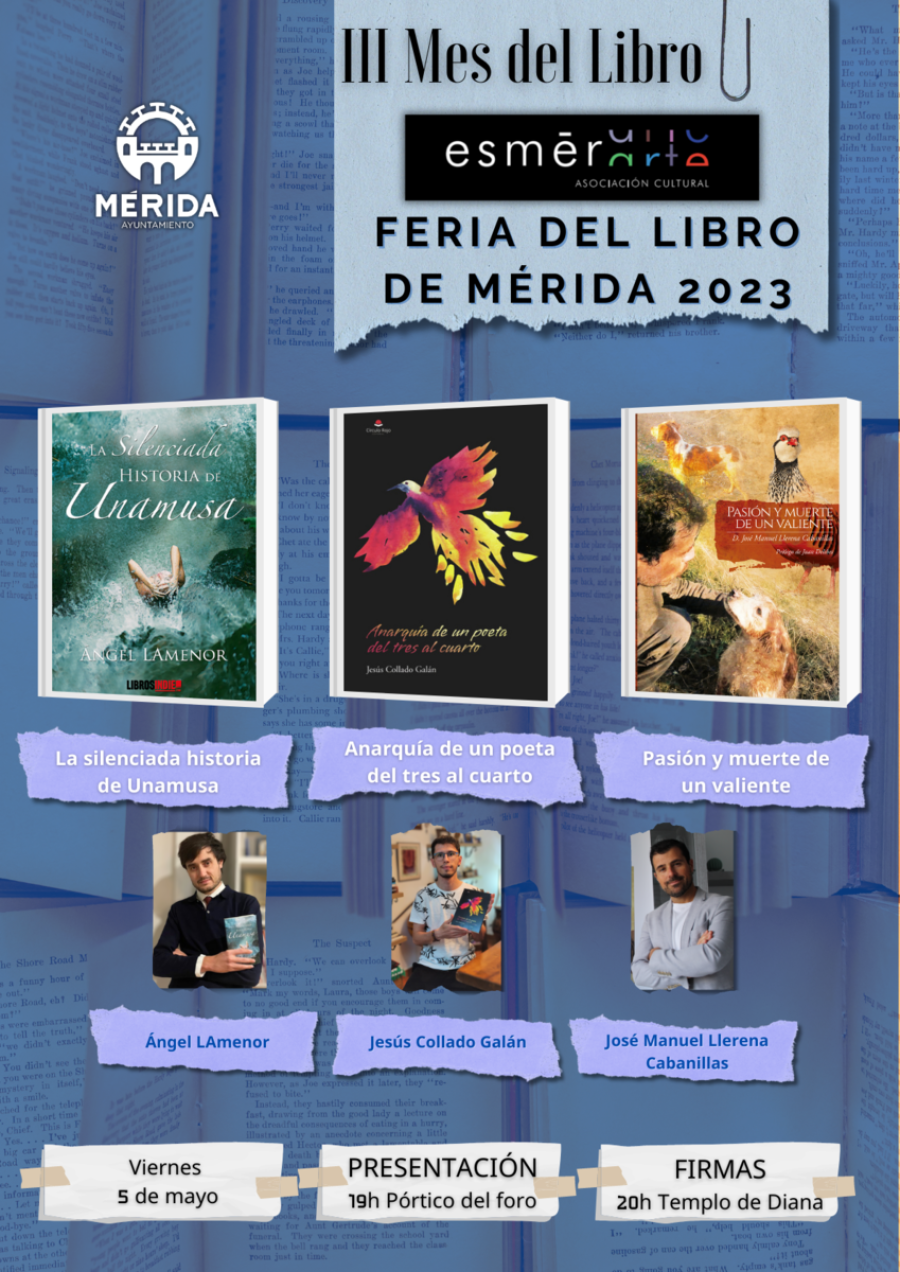 III Mes del libro EsMerARTE en la XLII Feria del Libro de Mérida 2023