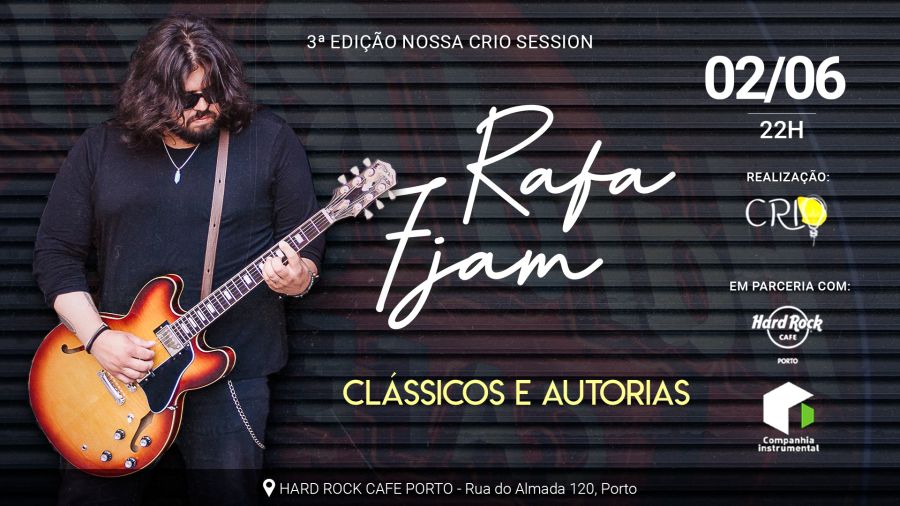 Rock and Blues-Rafa Fjam at Hard Rock Cafe Porto