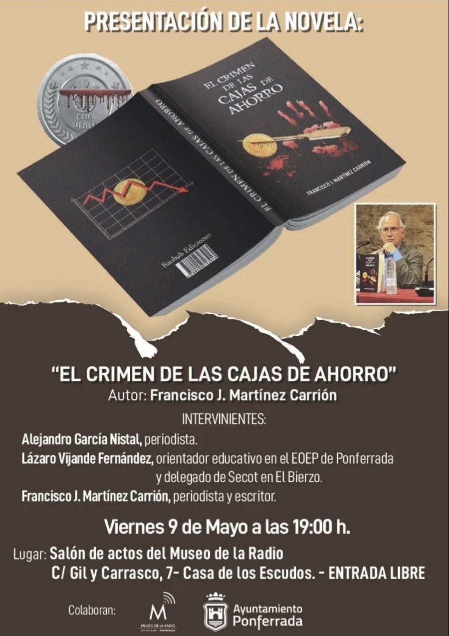 Presentación libro | El crimen de las cajas de ahorro