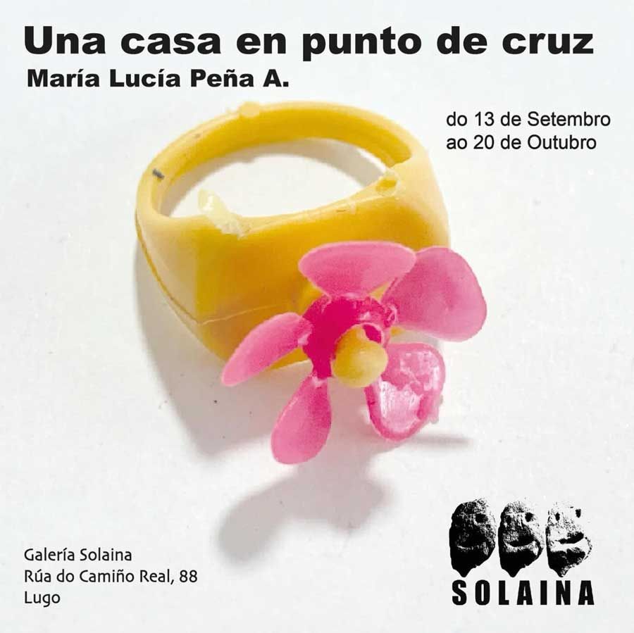 EXPOSICIÓN | UNA CASA A PUNTO DE CRUZ de Maria Lucia Peña A.