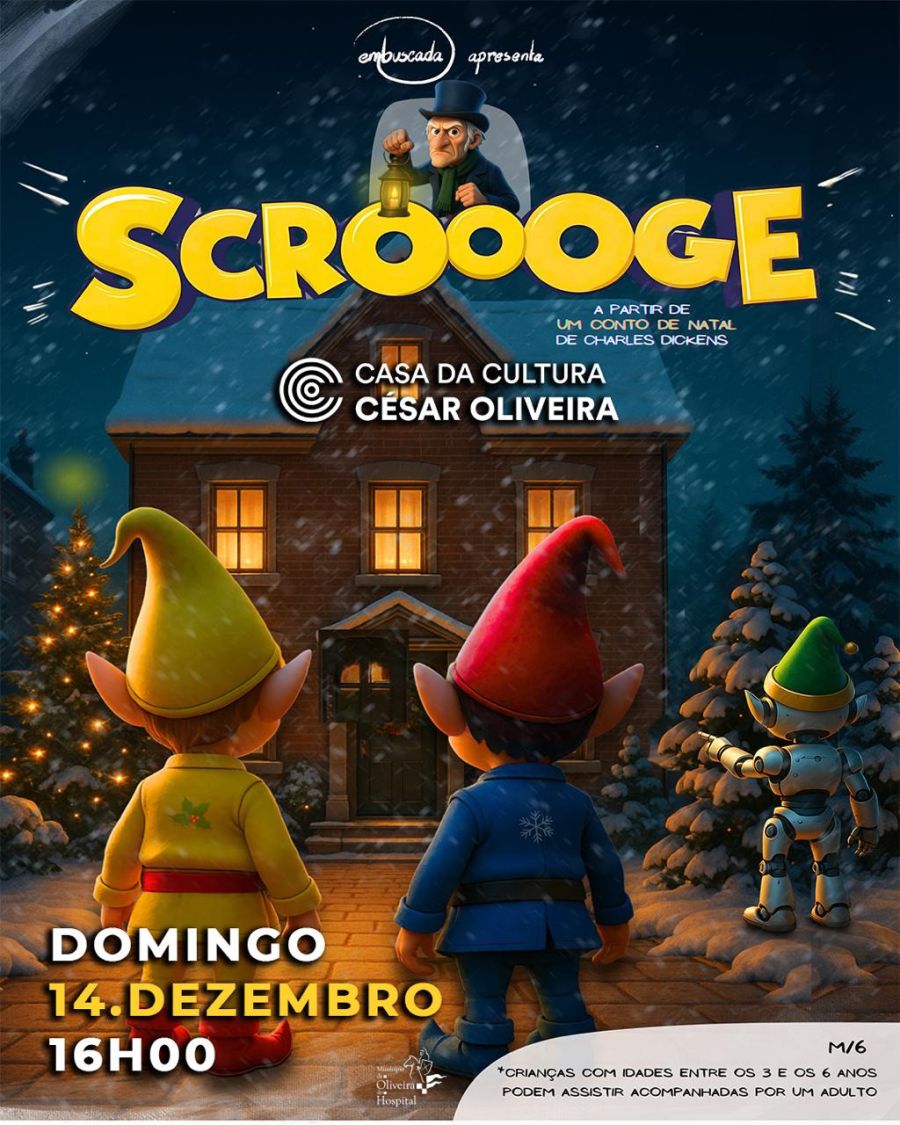 Scroooge a partir de UM CONTO DE NATAL de Charles Dickens 