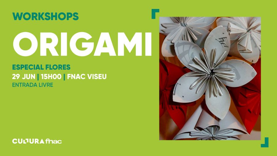 Workshop de Origami- Especial flores