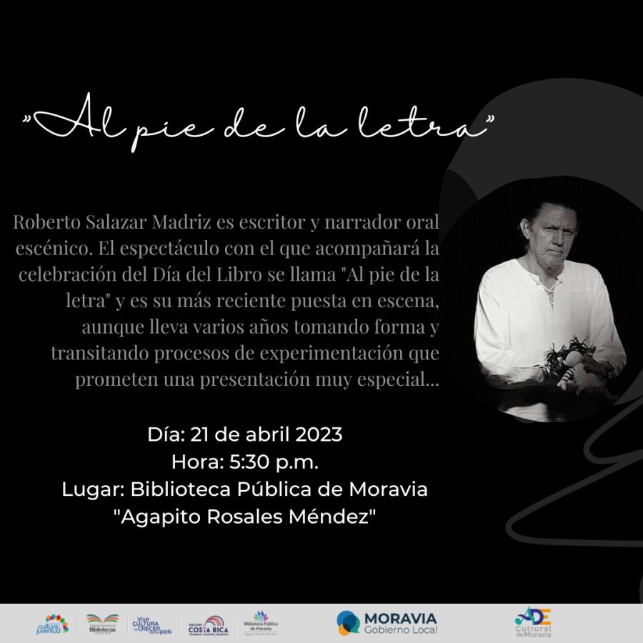 AL PIE DE LA LETRA. Roberto Salazar Madriz