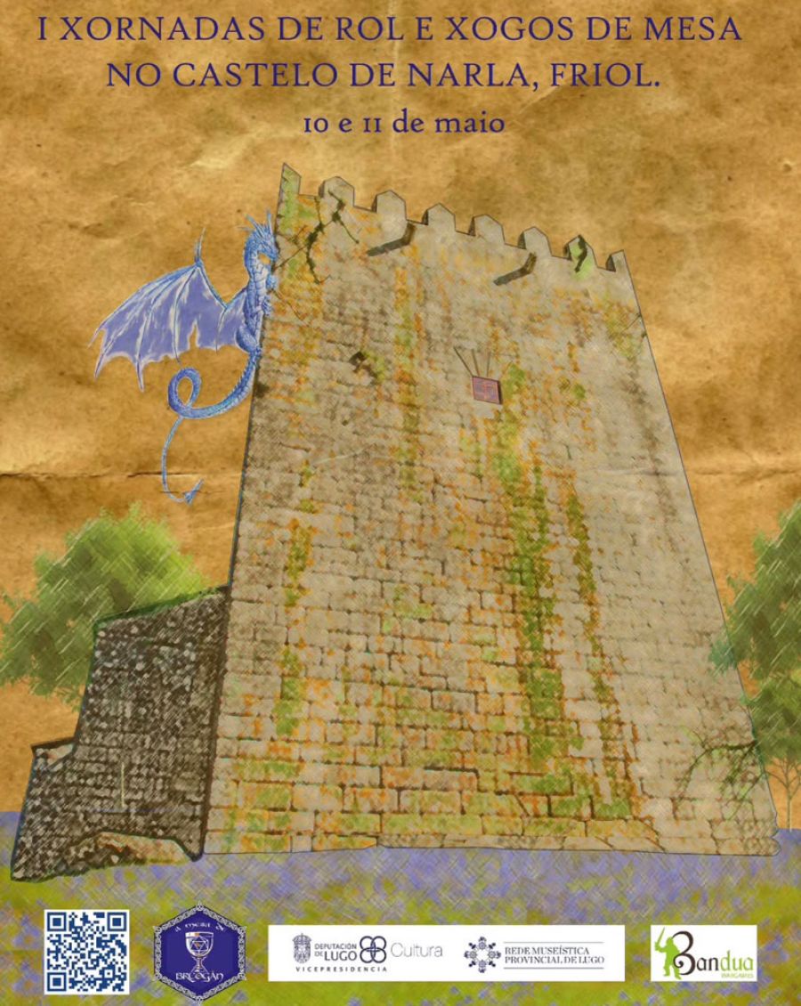 I Xornadas de rol e xogos de mesa na Fortaleza de San Paio de Narla
