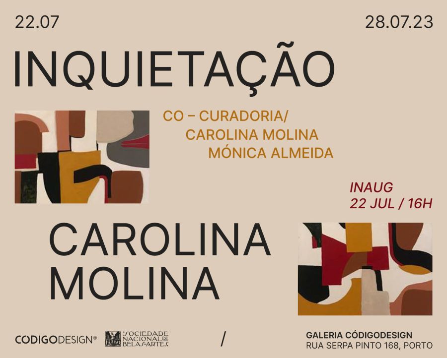 Inauguração da exposição 'Inquietação', de Carolina Molina e Mónica Almeida