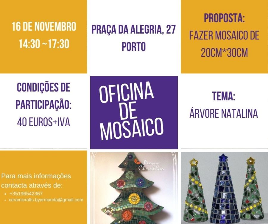 Oficina de Mosaico - Natal