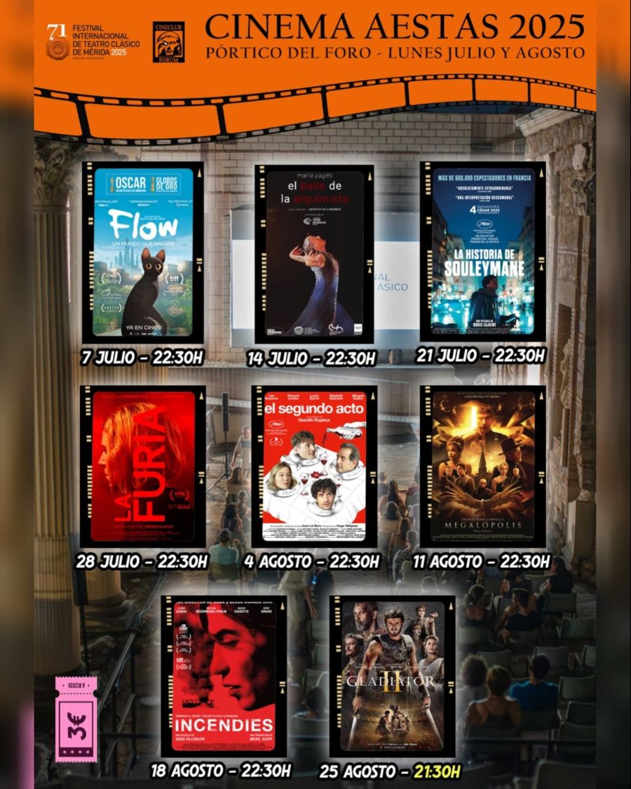 Ciclo de cine ‘Cinema Aestas 2025’