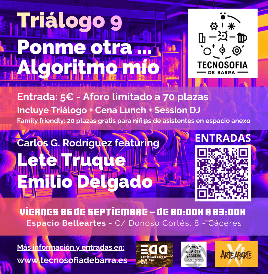 Tecnosofía de Barra 9 - Ponme otra... Algoritmo mío