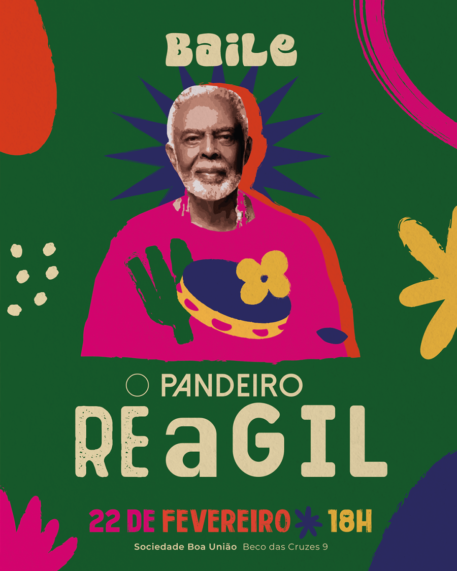 Bloco Pandeiro LX abre oficialmente o Carnaval de Lisboa com cortejo e baile em homenagem a Gilberto Gil