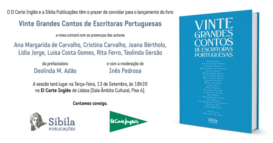 Lançamento do livro 'Vinte Grandes Contos de Escritoras Portuguesas' com a presença de 8 escritoras