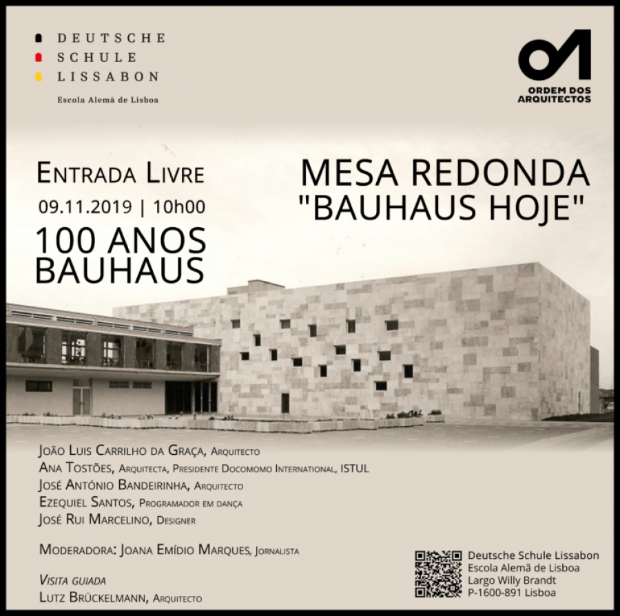 100 anos Bauhaus - visita guiada e mesa redonda