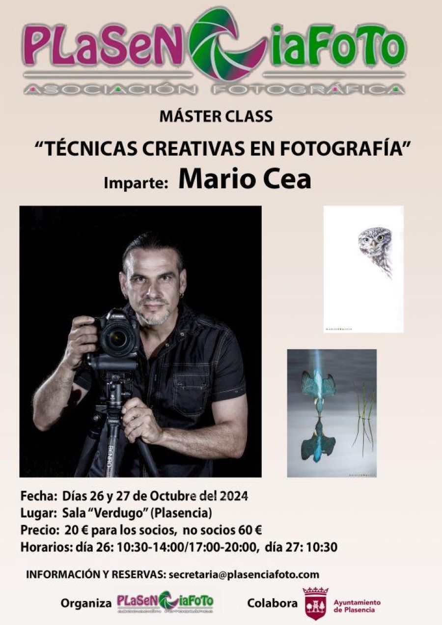 Másterclass “Técnicas creativas en fotografía”