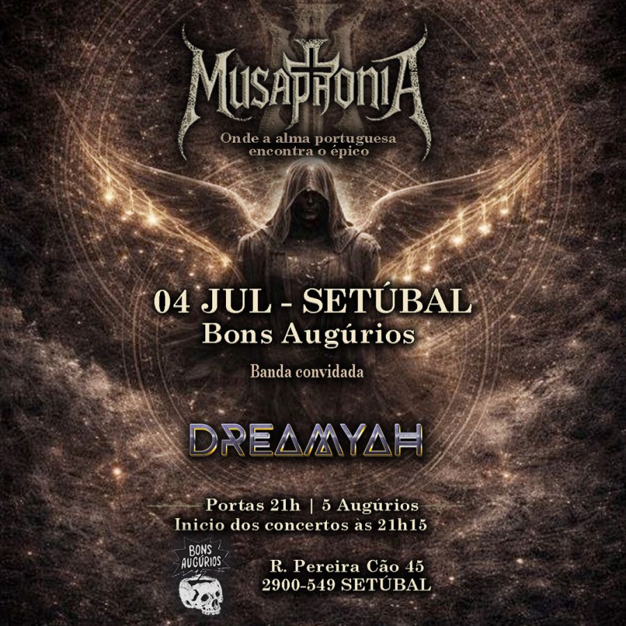 Concerto 'Musaphonia' + 'Dreamyah' - Metal Sinfónico e Power Metal