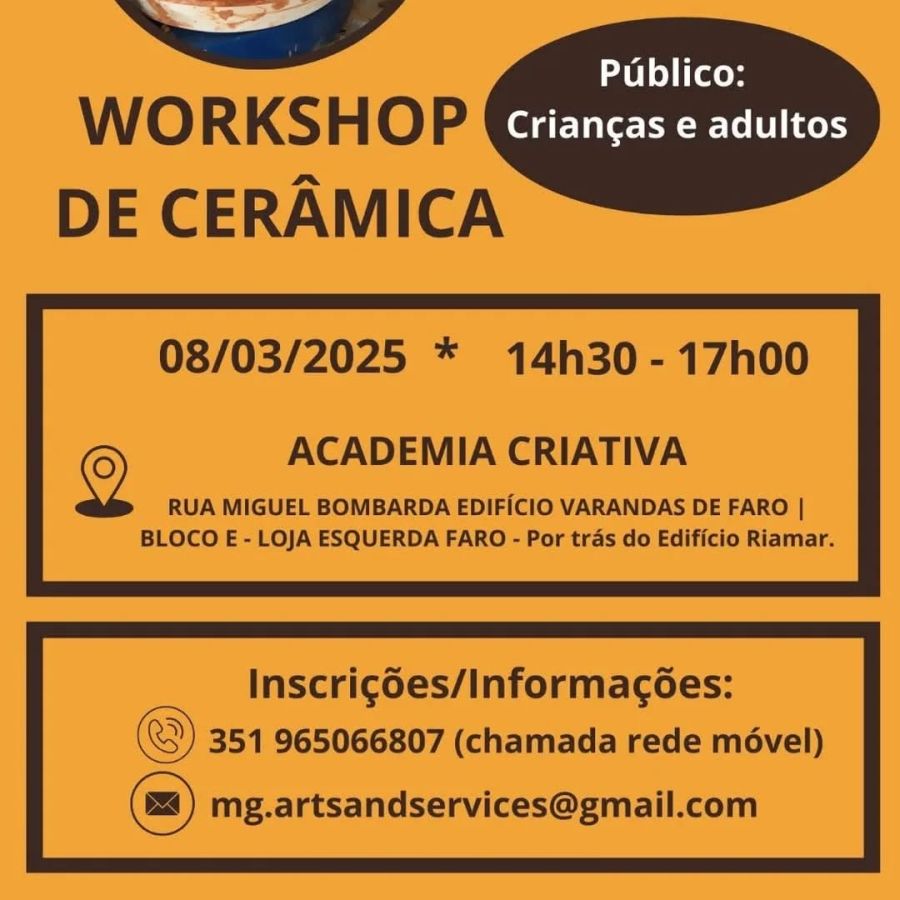 Workshop Cerâmica 