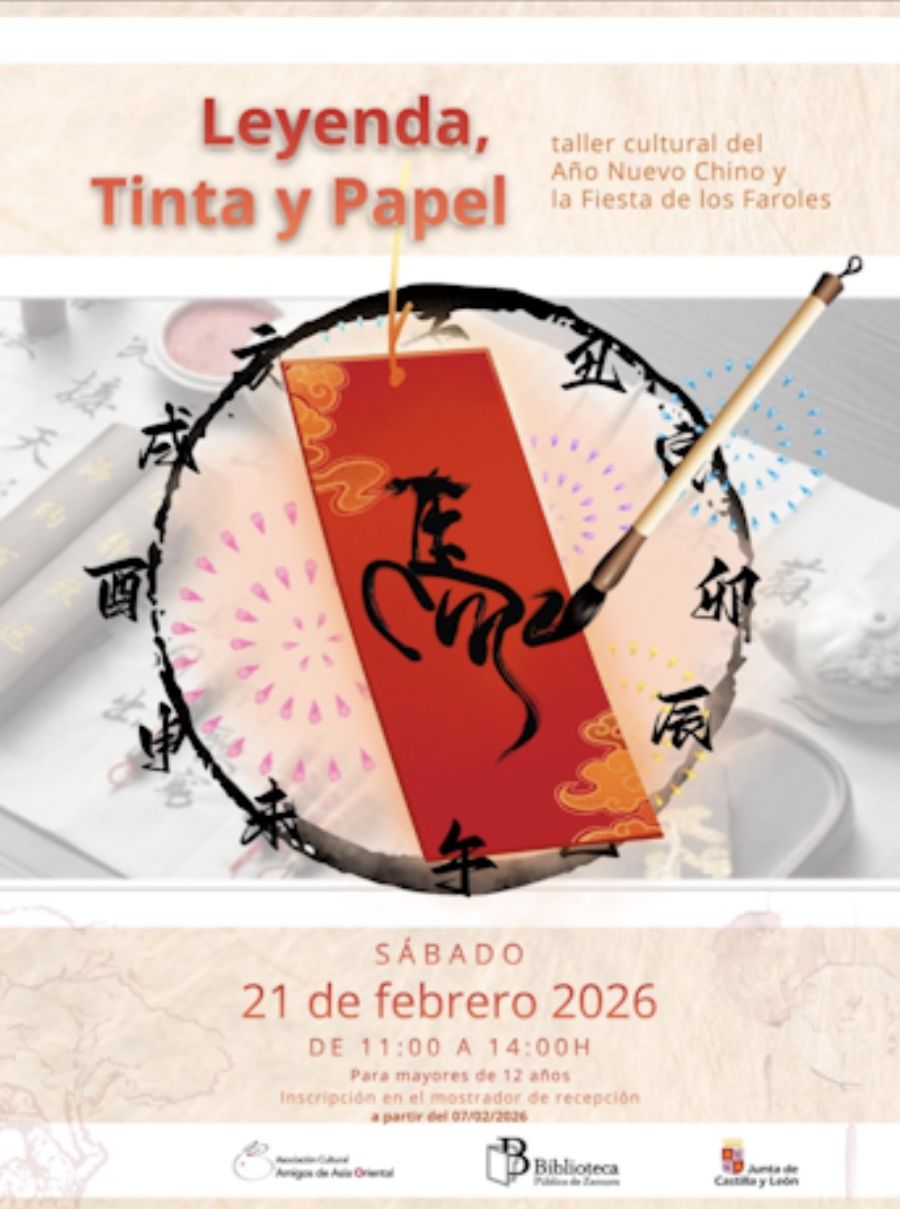 Leyenda, tinta y papel: Taller cultural del Año Nuevo Chino y la Fiesta de los Faroles