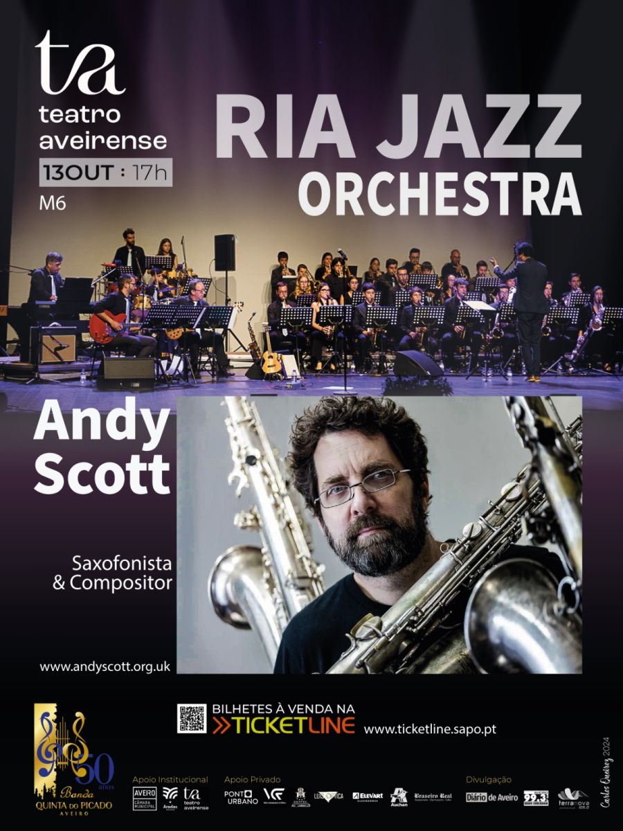  Andy Scott e Ria Jazz Orchestra em concerto