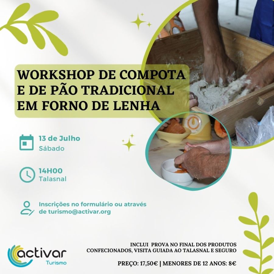 Workshop de Compota e de Pão Tradicional