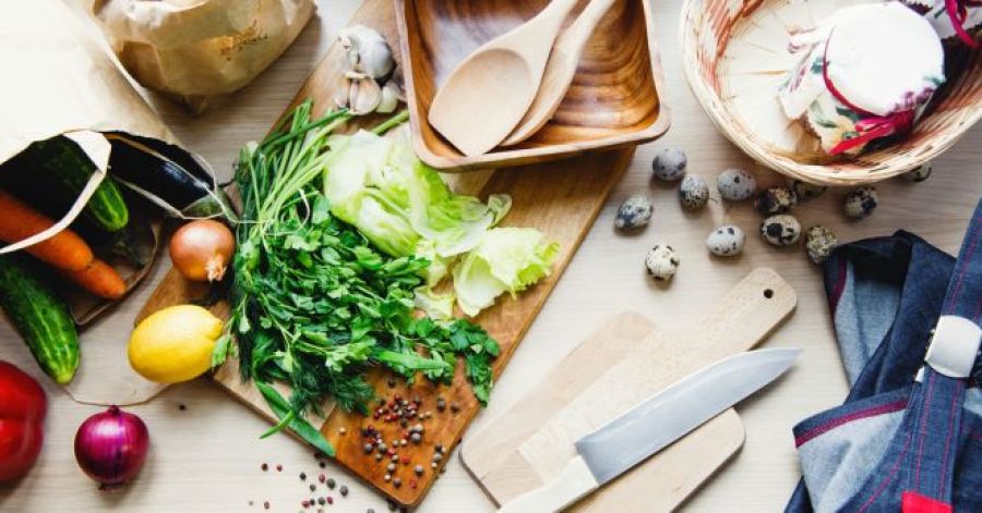 Cozinha Base Vegetal Sem Desperdício Alimentar