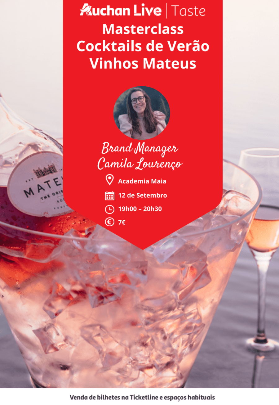Masterclass Cockteil's de Verão Vinhos Mateus 