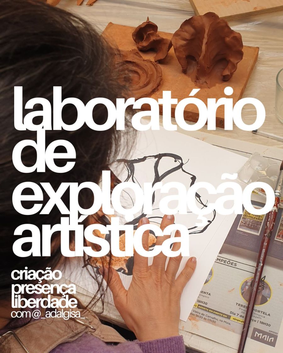 LABORATÓRIO DE EXPLORAÇÃO ARTÍSTICA - todas as quartas-feiras, um tema novo para explorar a criatividade em liberdade, expressão e descoberta, com @_adalgisa_