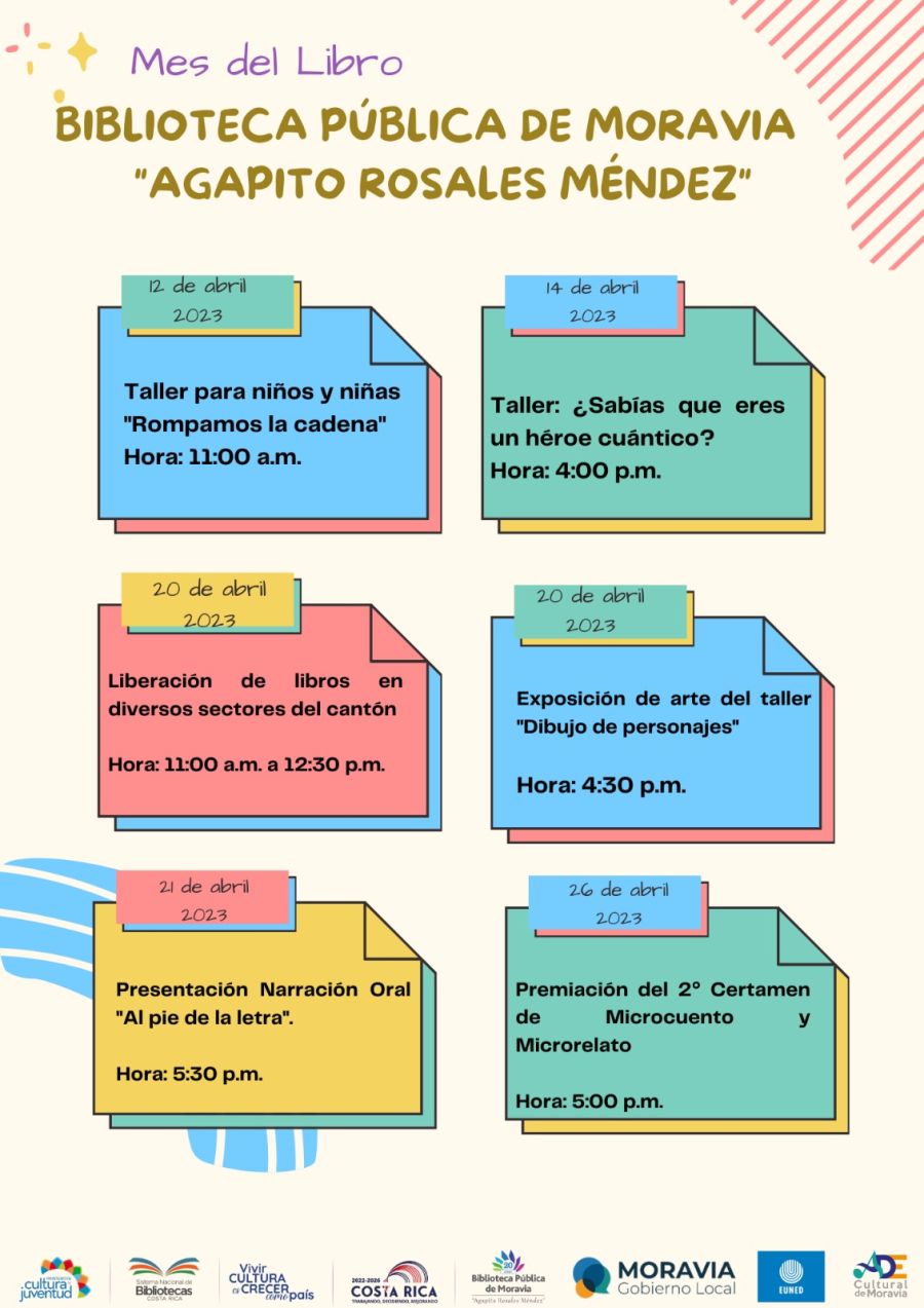 ACTIVIDADES EN CONMEMORACION DEL MES DEL LIBRO