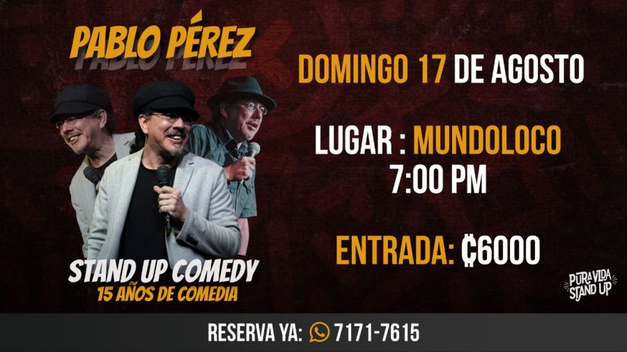 15 años de Comedia de Pablo Pérez