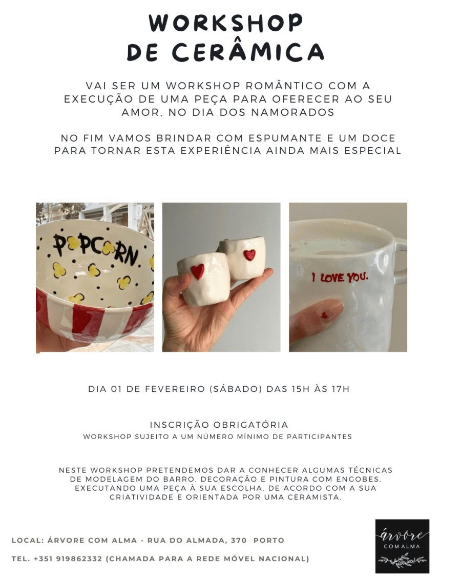 workshop de cerâmica 