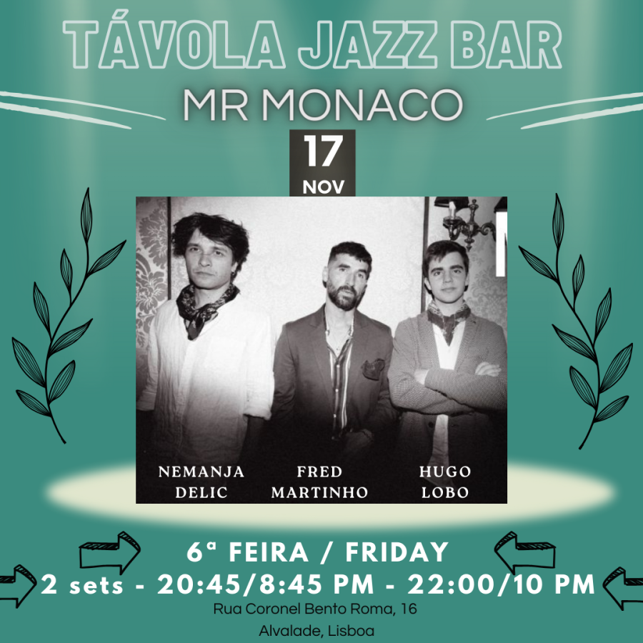 Concerto no Távola Jazz Bar - Mr Monaco