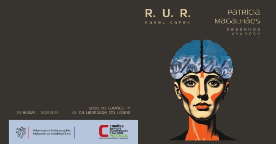 Exposição de desenhos a partir da peça R. U. R. 