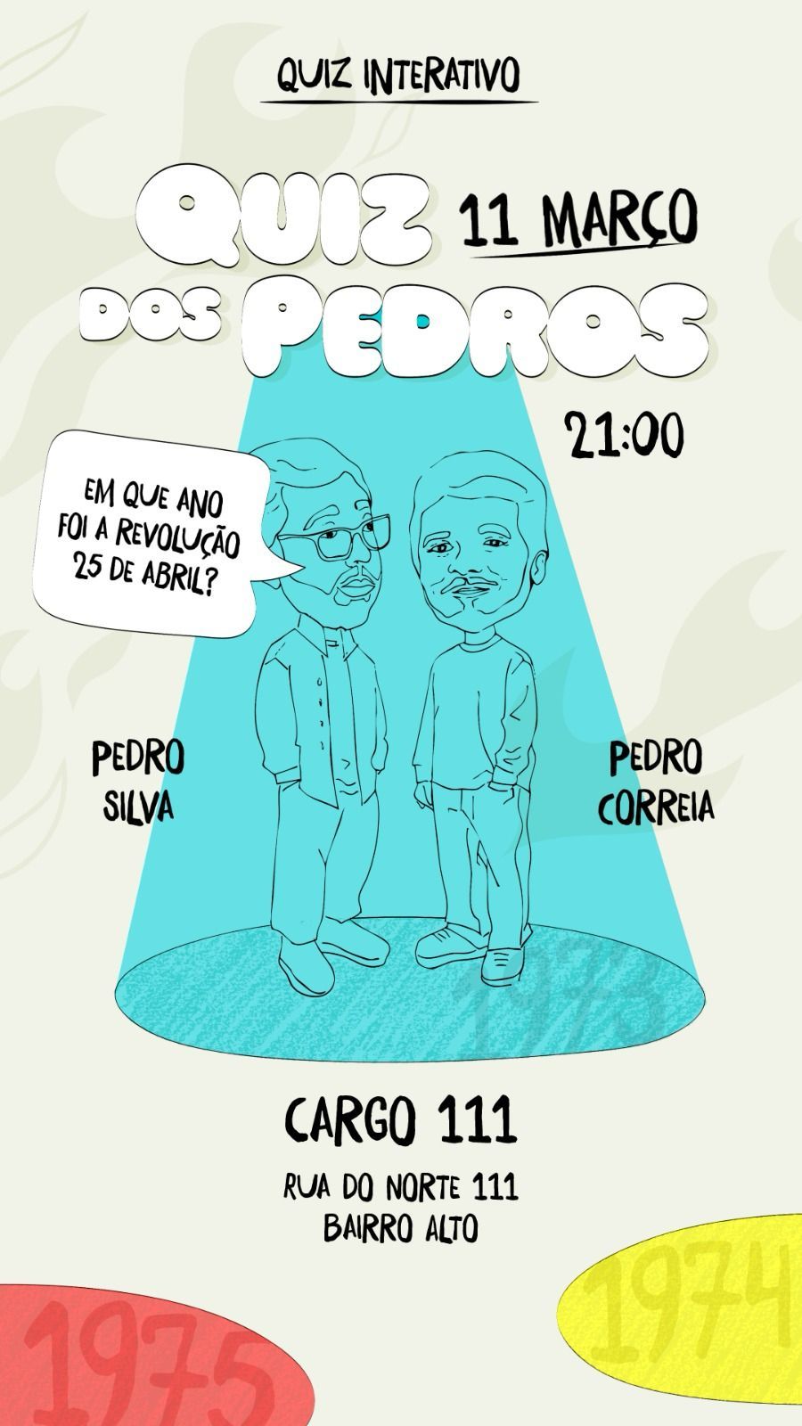 Quiz dos Pedros - 11 de março