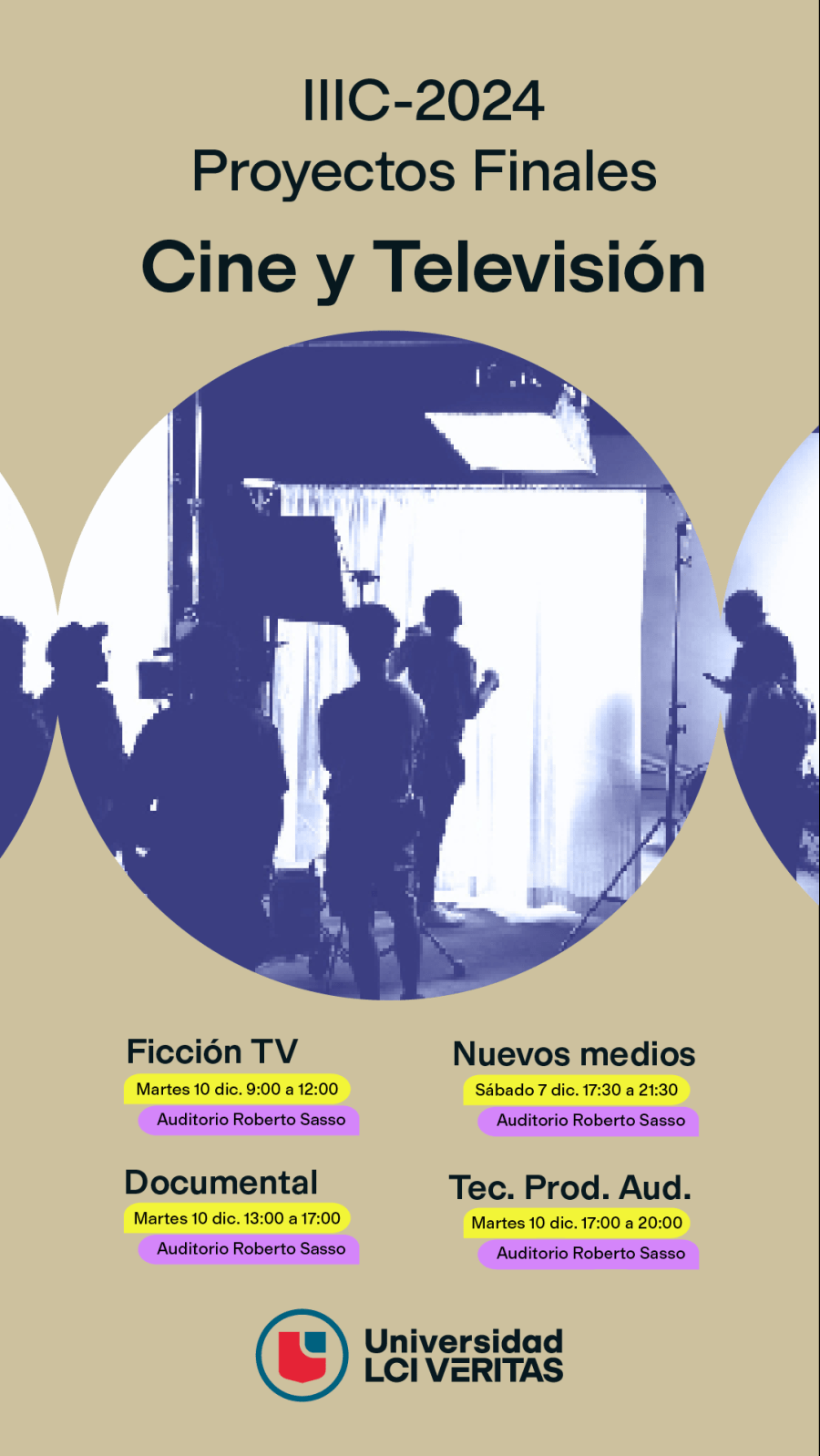 Muestra final de proyectos de Cine y Teletivision