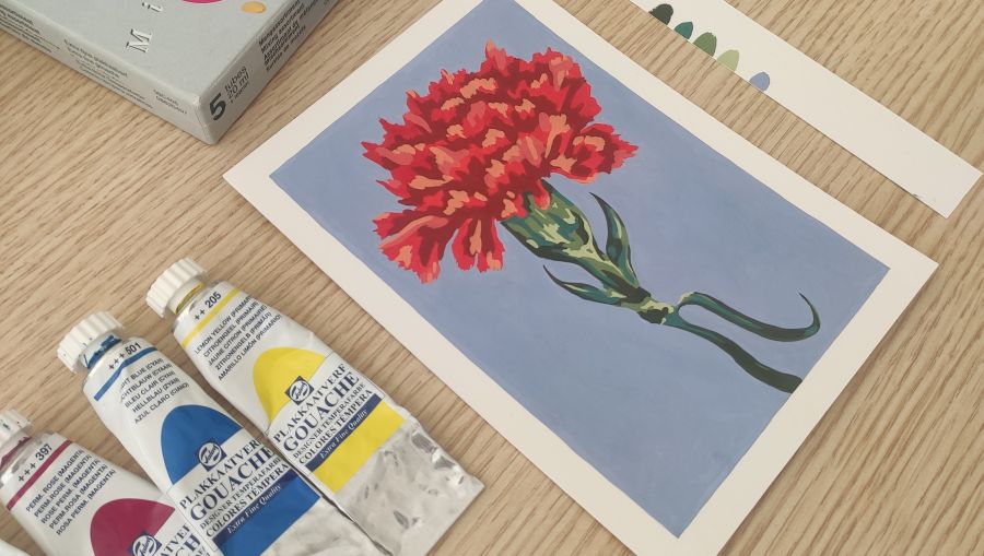 Workshop Pintura a Gouache Iniciação 