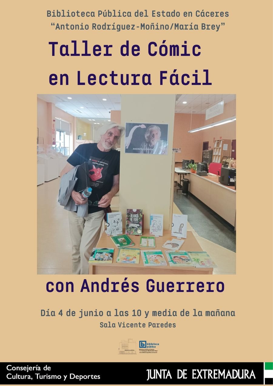 Taller de Cómic en Lectura Fácil - Andrés Guerrero