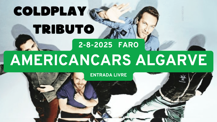 Coldplay Tributo | Foreplay | Faro 2 Agosto 2025 | Americancars Algarve