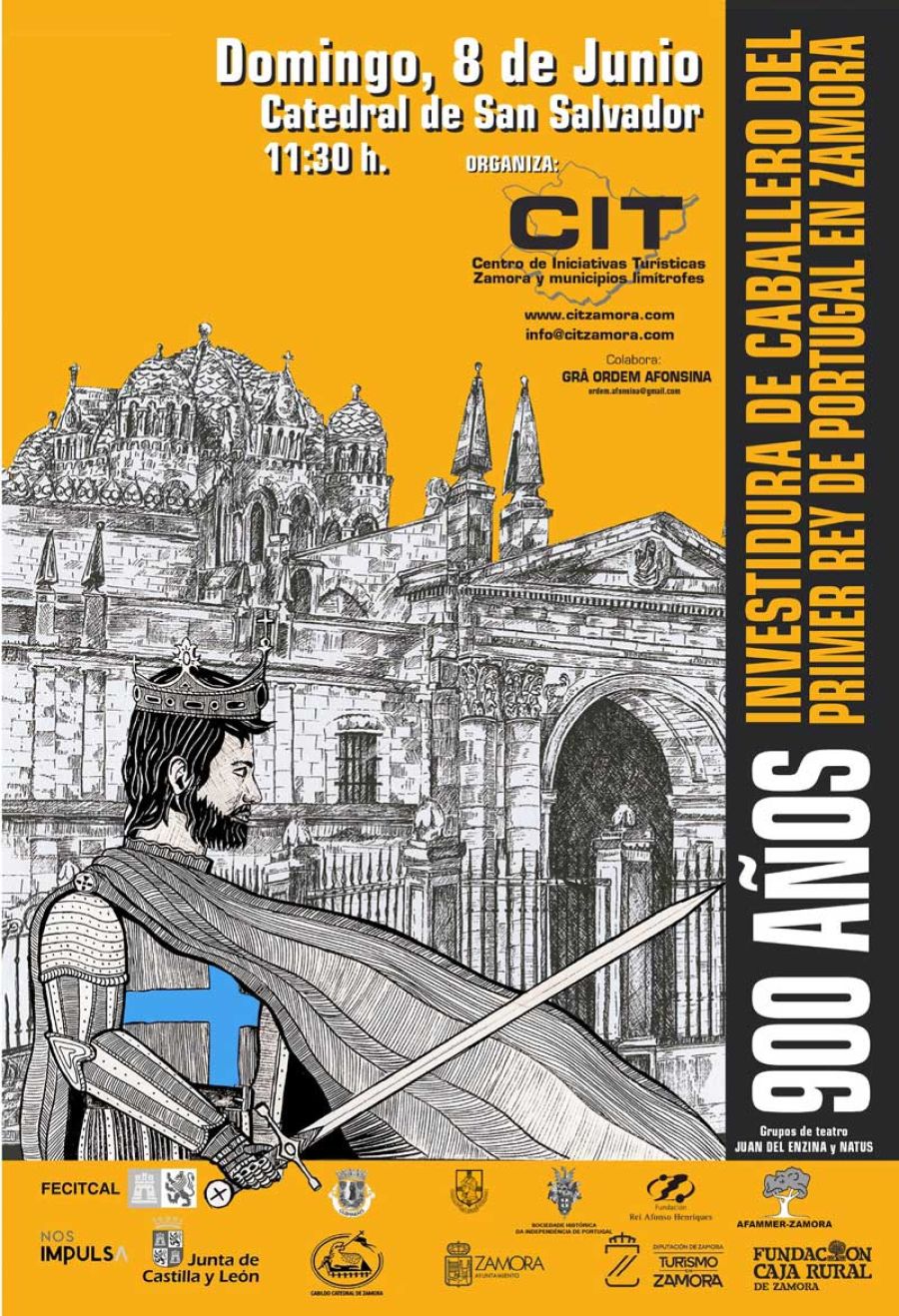 900 años de investidura Caballero Rei Alfonso Henríques en la Catedral de Zamora