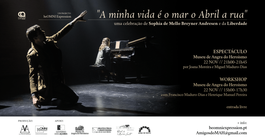 'A minha vida é o mar o Abril a rua' - espectáculo e workshop