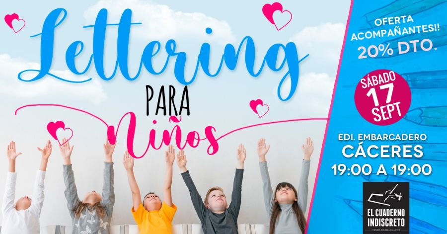 Taller Lettering Infantil en Cáceres