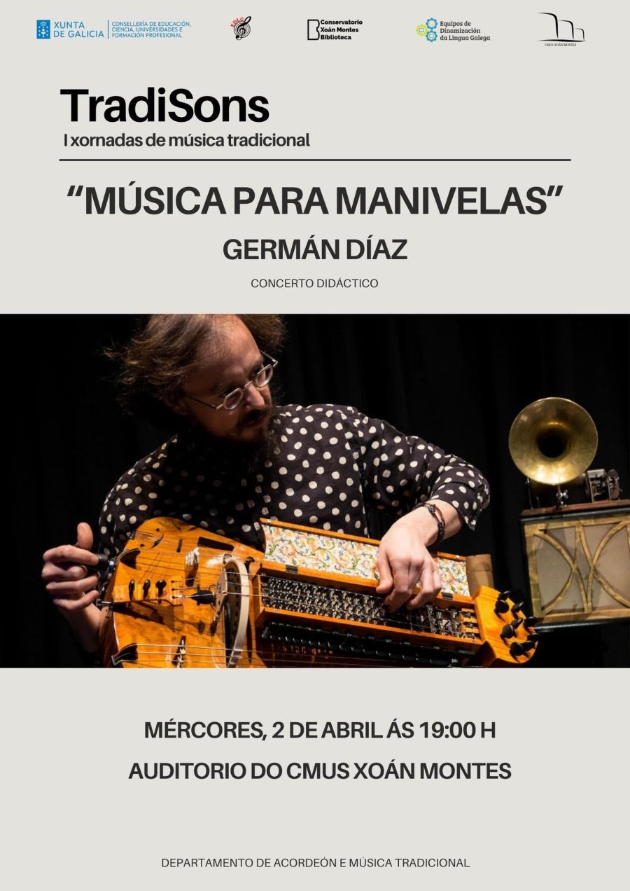 Concerto didáctico “Música para manivelas”, Germán Díaz.