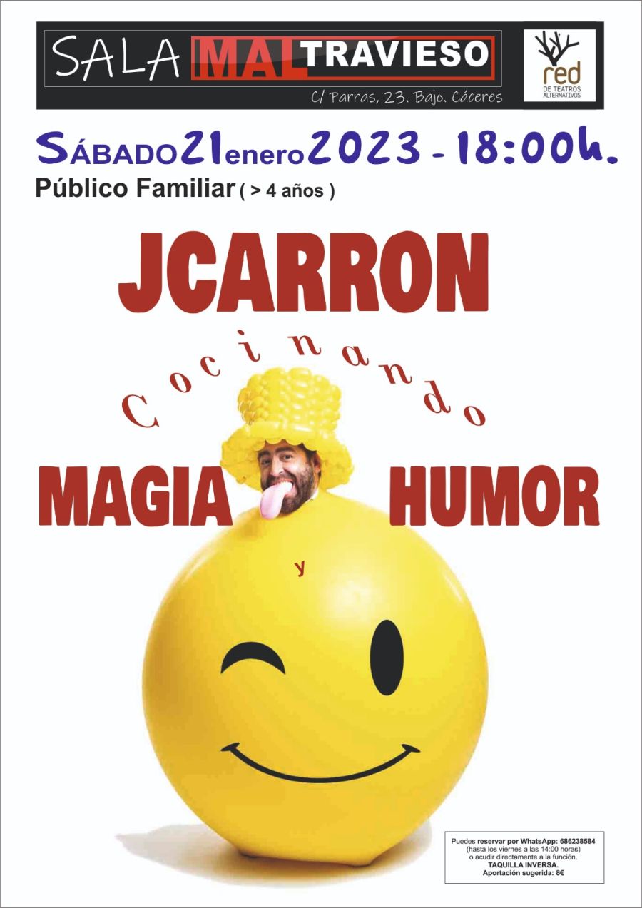 JCARRON cocinando MAGIA Y HUMOR