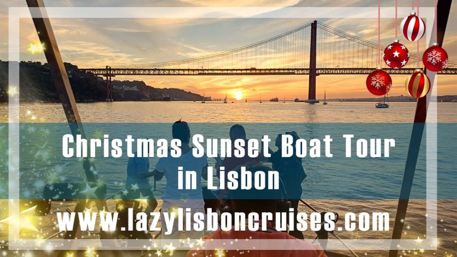 Christmas Sunset Boat Tour in Lisbon