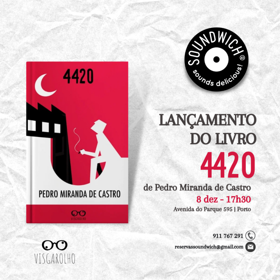 Lançamento do Livro 4420 de Pedro Miranda de Castro