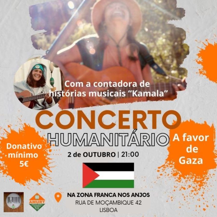 Concerto Humanitário a favor da paz em Gaza