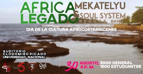 Africa Legado Día de la Cultura Afrocostarricense