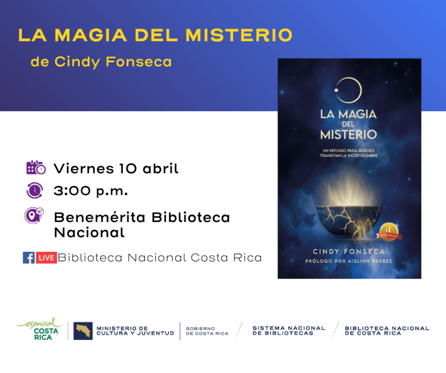 Presentación del libro 'La magia del misterio' de Cindy Fonseca