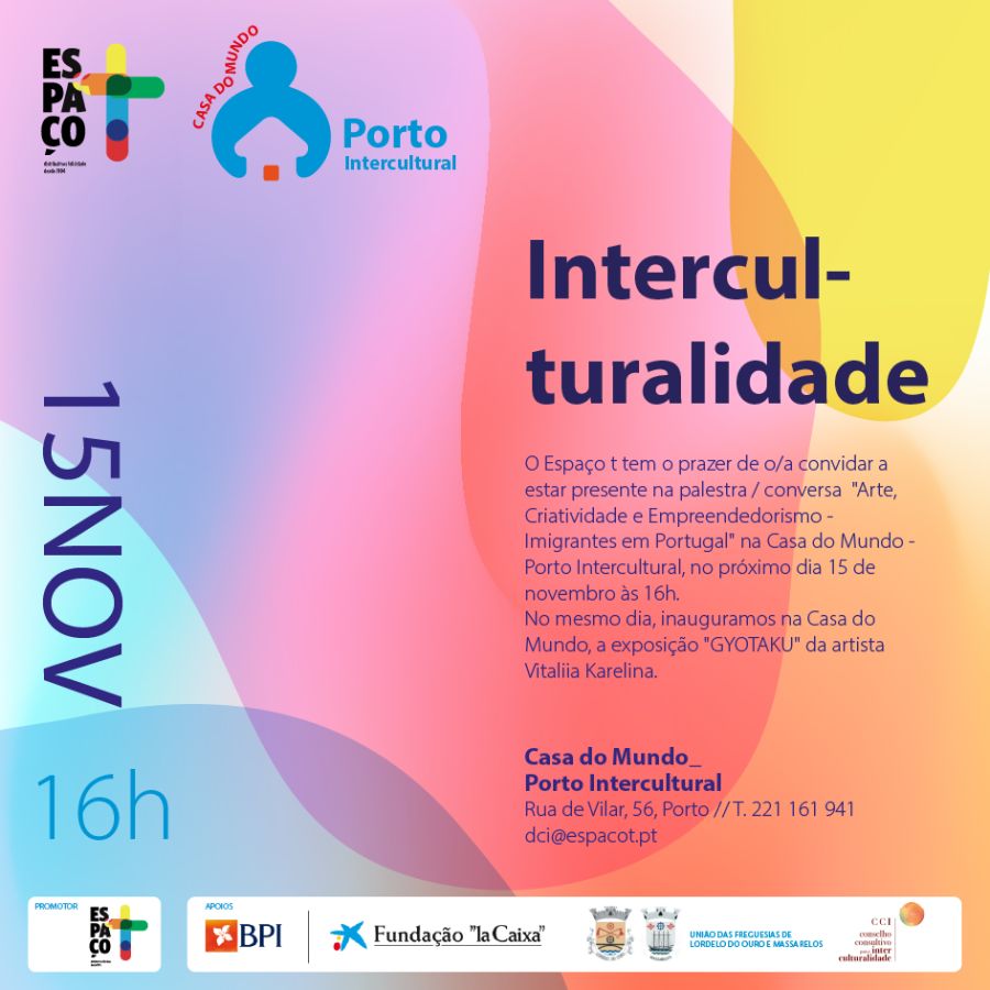 Conversa 'Arte, Criatividade e Empreendedorismo - Imigrantes em Portugal'