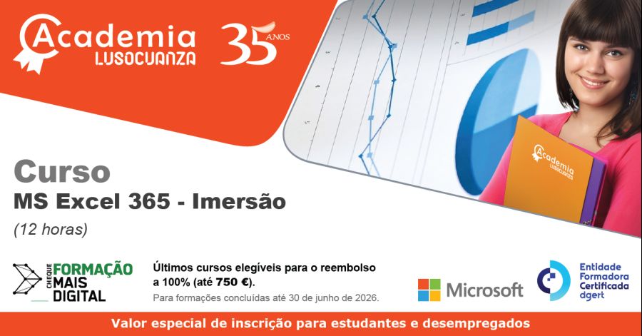 Academia Luso Cuanza - Curso MS Excel - Imersão