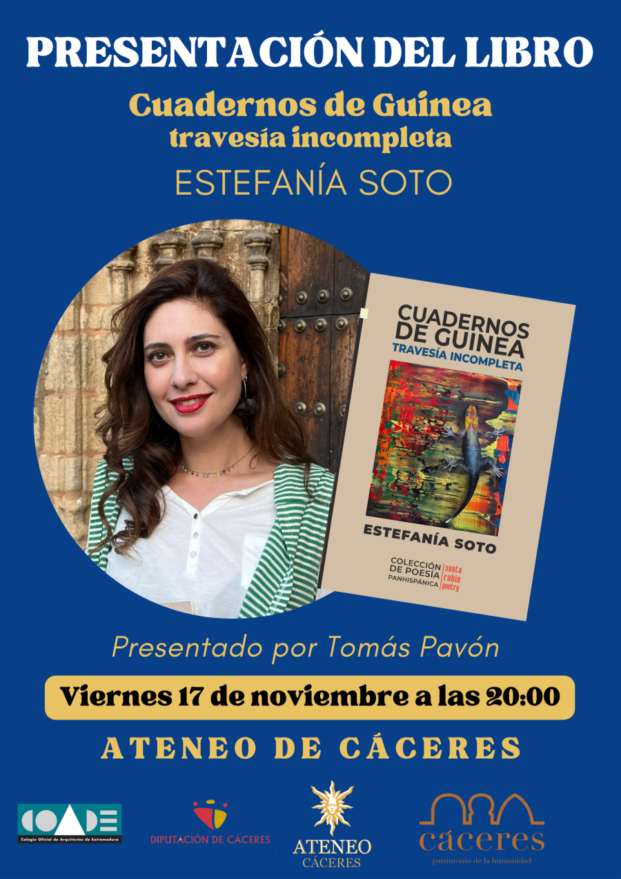 Presentación del libro 'Cuadernos de Guinea travesía incompleta' de Estefanía Soto