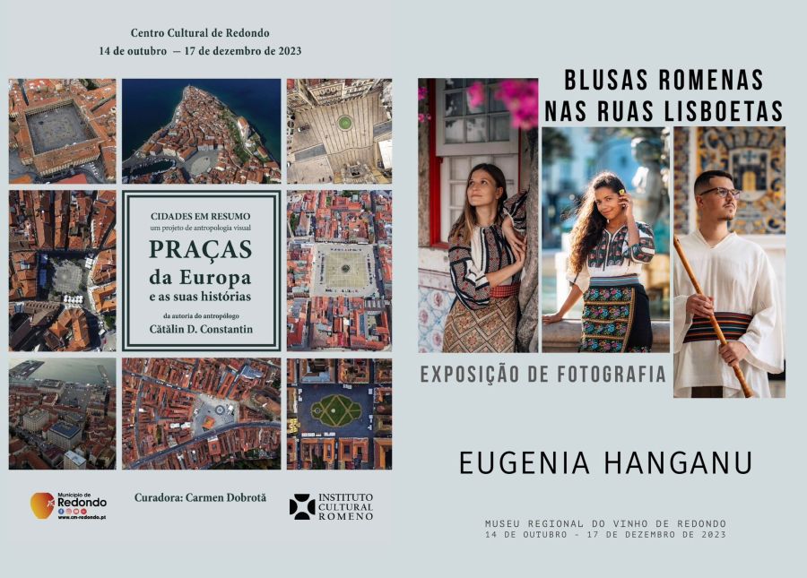 As exposições 'Blusas romenas nas ruas lisboetas' e  'Cidades em resumo. Praças da Europa e as suas histórias. Um projeto de antropologia visual' em digressão e