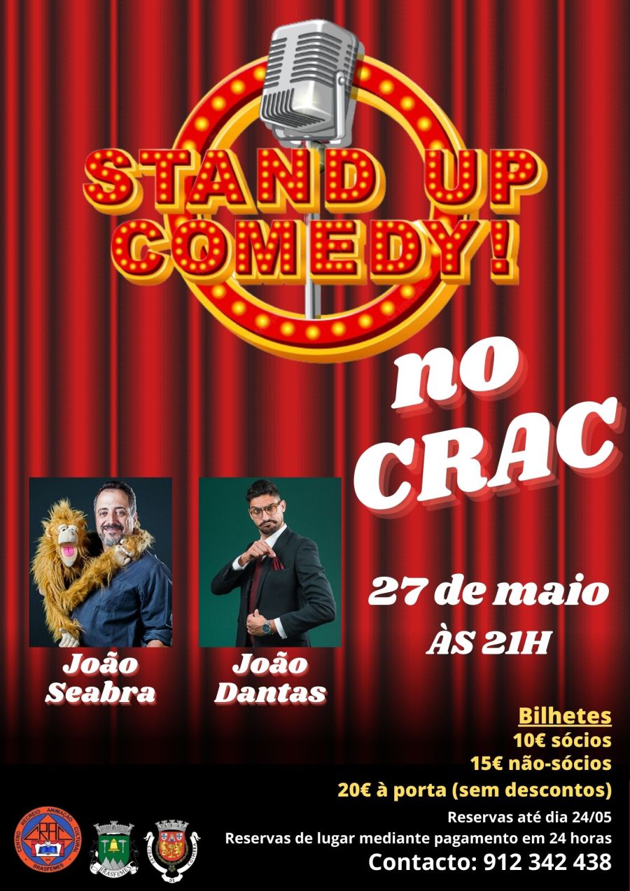 STAND UP COMEDY no CRAC!